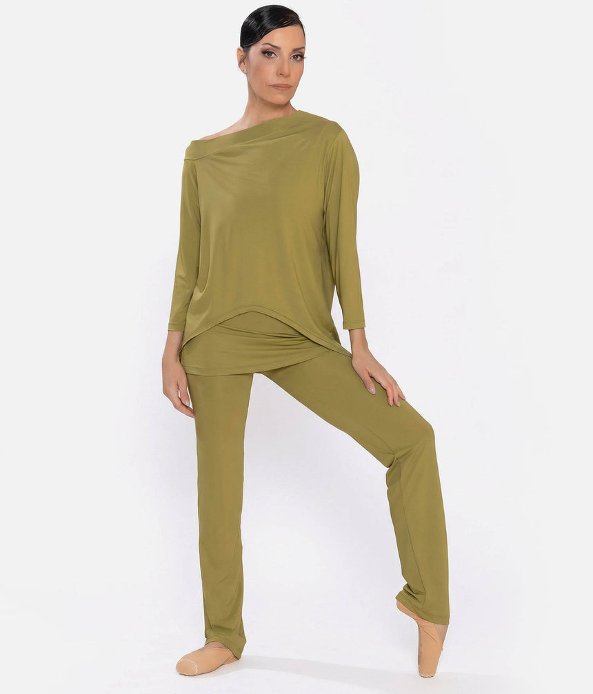 Long Sleeve Practice Top for Ballroom, Latin & Studio Training - CM64