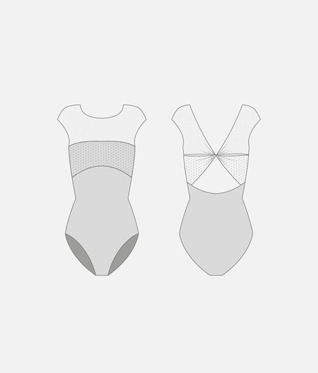CONCORDIA CL Rose • Italian Ballet Leotard with Signature Embroidery