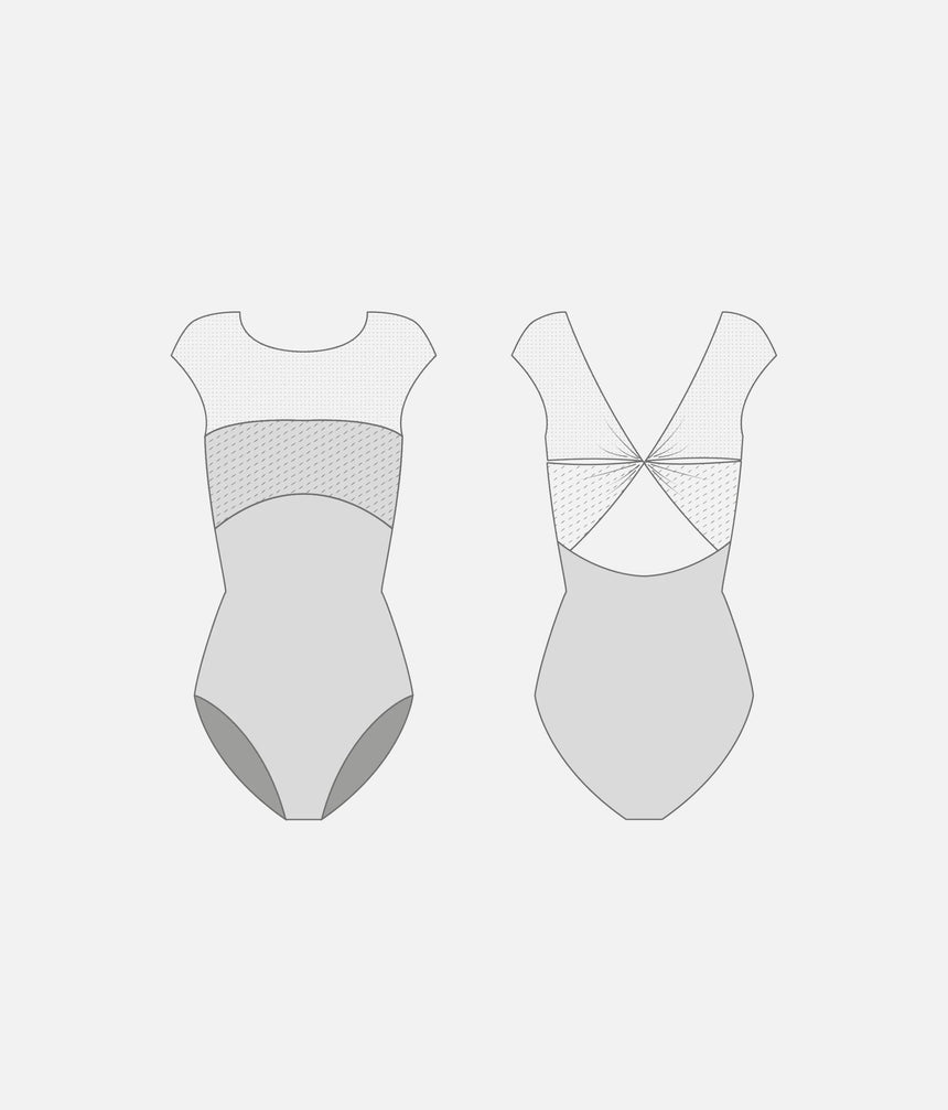CONCORDIA CL Rose • Italian Ballet Leotard with Signature Embroidery