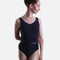 Girls Ballet Leotard with Ruched Front, RAD Exam Approved - COTTON SHEREE / FAITH