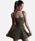 CUT IT OUT DRESS – Active Skater Dress with Pockets & Built-in Shorts