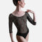 TACITA DI Nero • Embroidered Long Sleeve Ballet Leotard, Icons Collection