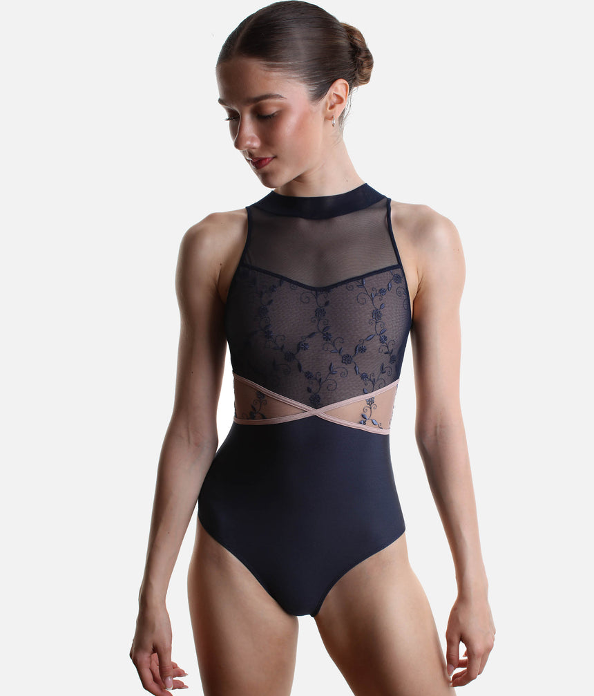 PANDIA CL Preludio • High Neck Ballet Leotard with Elegent Open Back