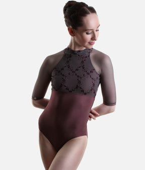 SELENE CL Supernatural • High Neck Ballet Leotard with Deep Triangle Back