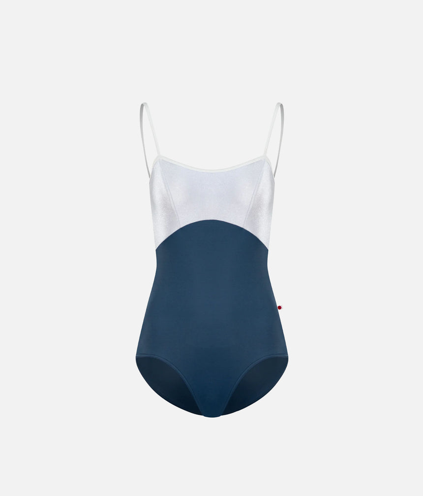 DENISE Ballet Leotard in STORM, Empire Waist Camisole Design