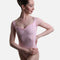 Mesh Cap Sleeve Leotard, Elegant Low V-Back - EFFIE
