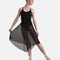 Asymmetrical Long Skirt, Elegant Mesh Skirt for Ballet & Contemporary - FABIA