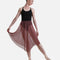 Asymmetrical Long Skirt, Elegant Mesh Skirt for Ballet & Contemporary - FABIA