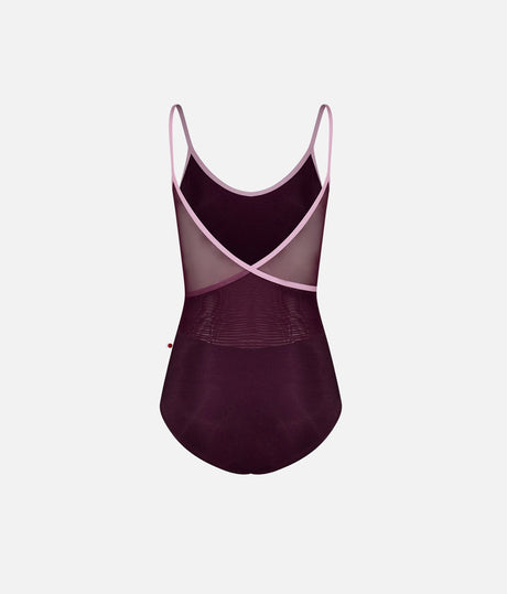 Ballet Leotard, Elegant Camisole with Deep Mock Wrap Back - FIONA Opera