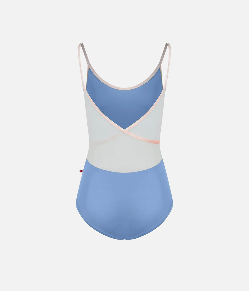 Fiona Ballet Leotard  • Paradise with Blush Mesh Wrap Back