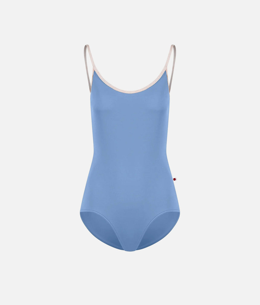Fiona Ballet Leotard  • Paradise with Blush Mesh Wrap Back