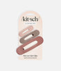 Flat Lay Claw Clip Set • 3pc Comfortable Hair Clips for Everyday Styling