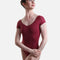 Cap Sleeve Dance Leotard, Pinch Low Back - FRIDA