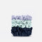 Petite SATIN SCRUNCHIES, 5pc Gentle, Stylish & Crease-Free Ties