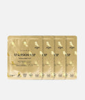VIP GOLD MASK FOOT 3+1 SET, Hydrating Foil Socks with Rose & Shea Butter
