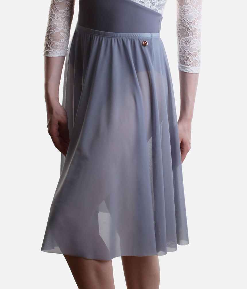 Long Ballet Rehearsal Skirt, Soft Flowing Mesh Dance Skirt - ARIANA