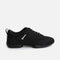Vegan Performance Dance Sneaker with Spinning Points, Black Knit - GROOVIES TRAINER