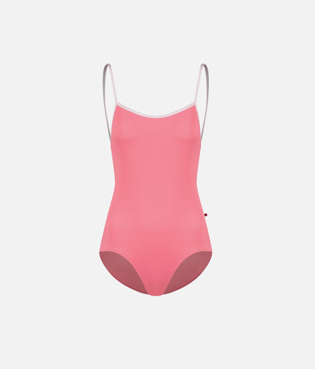 Camisole Ballet Leotard, Elegant Open Back Studio Essential - HEATHER May