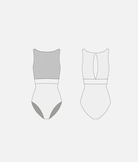 IRIS GL Rose • Luxury Lace Ballet Leotard, Golden Label Collection