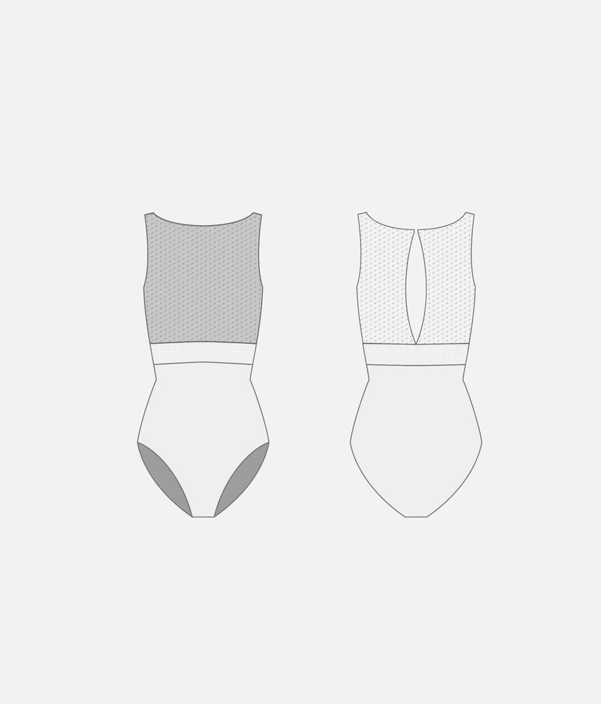 IRIS GL Rose • Luxury Lace Ballet Leotard, Golden Label Collection