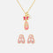 Necklace and Studs Gift Set, Ballet Shoes - Sweet Petite