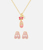 Necklace and Studs Gift Set, Ballet Shoes - Sweet Petite