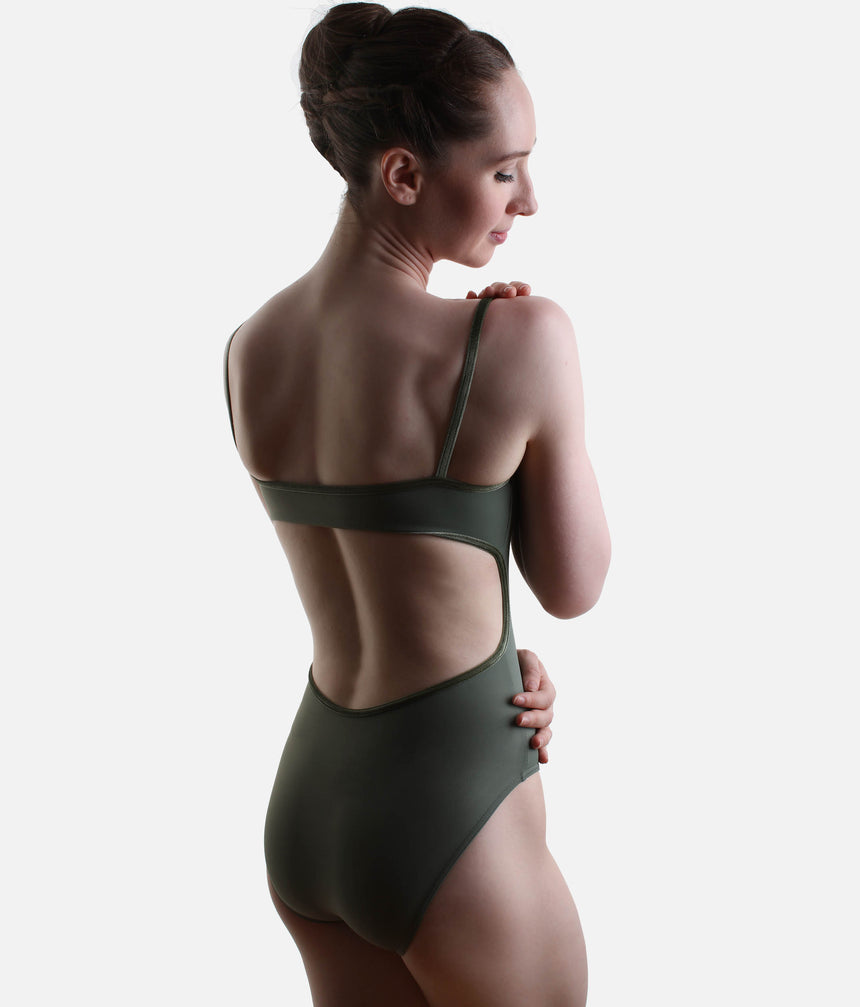 Kiki Ballet Leotard • Sage Techni with Open Back Design