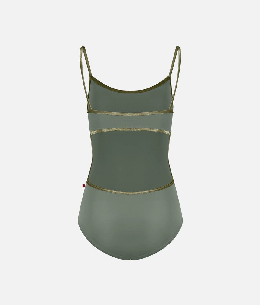 Kiki Ballet Leotard • Sage Techni with Open Back Design