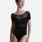 Talise Cap Sleeve Leotard, Black Ballet Dancewear - L9242