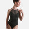 Halter-Style Leotard, Mesh Open Back Dancewear - LICINIA