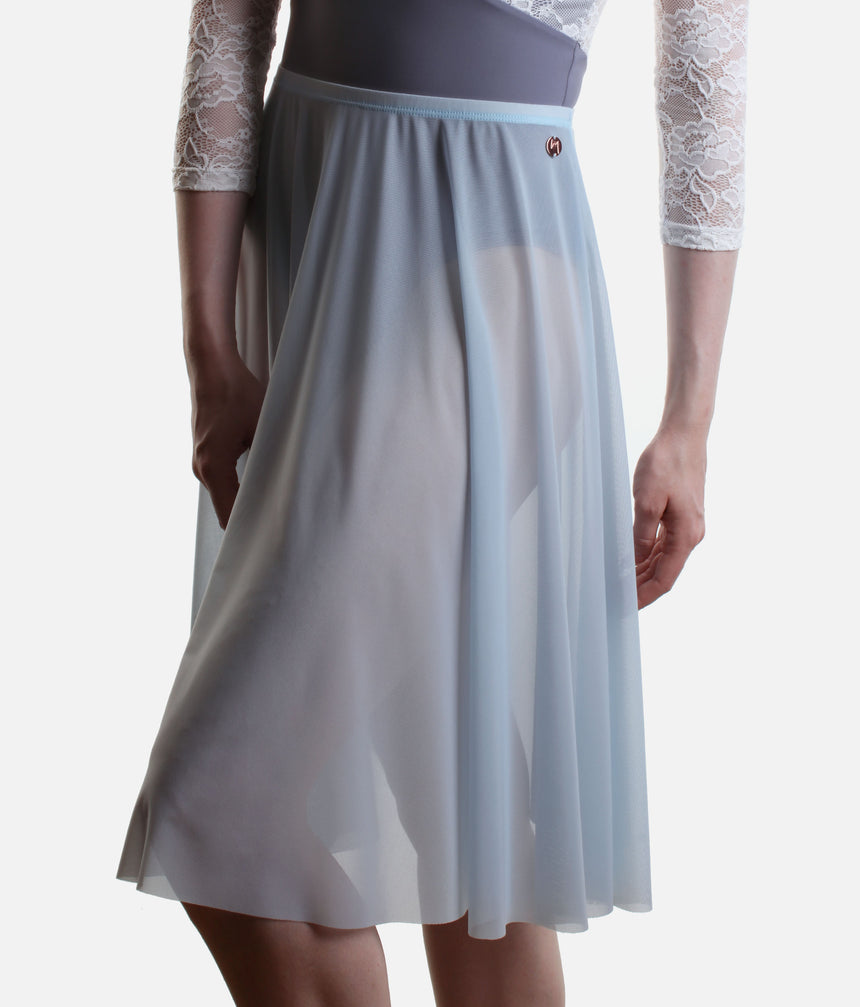 Long Ballet Rehearsal Skirt, Soft Flowing Mesh Dance Skirt - ARIANA