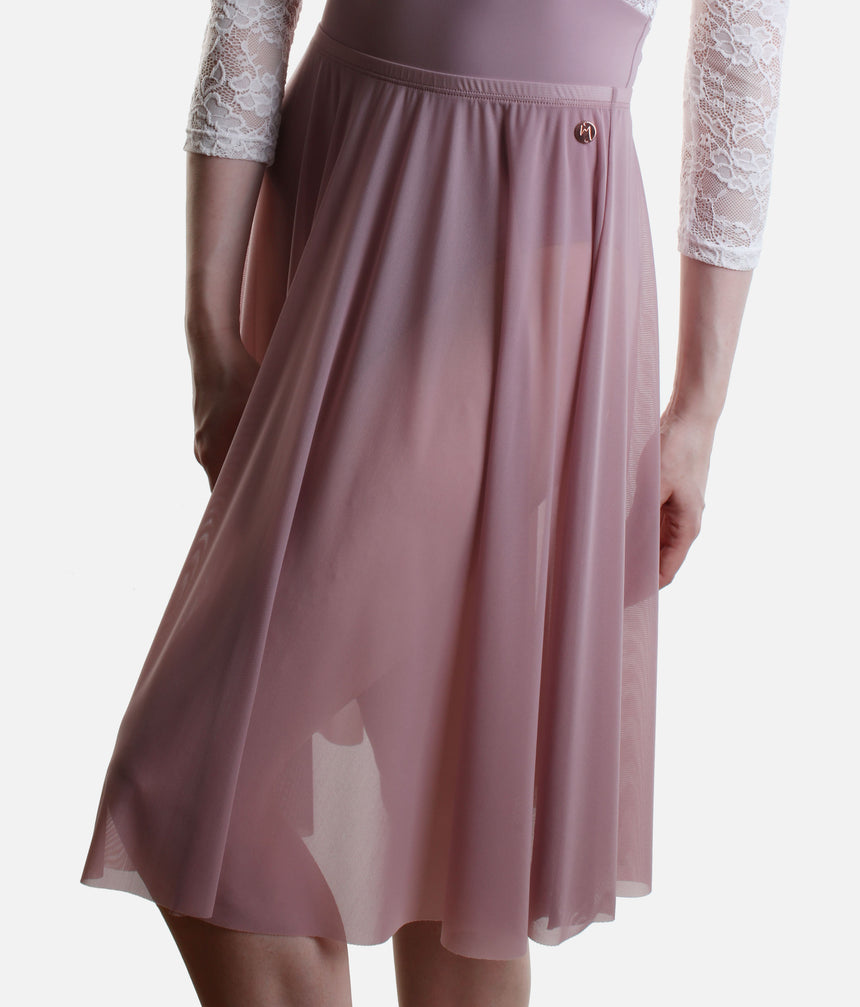Long Ballet Rehearsal Skirt, Soft Flowing Mesh Dance Skirt - ARIANA