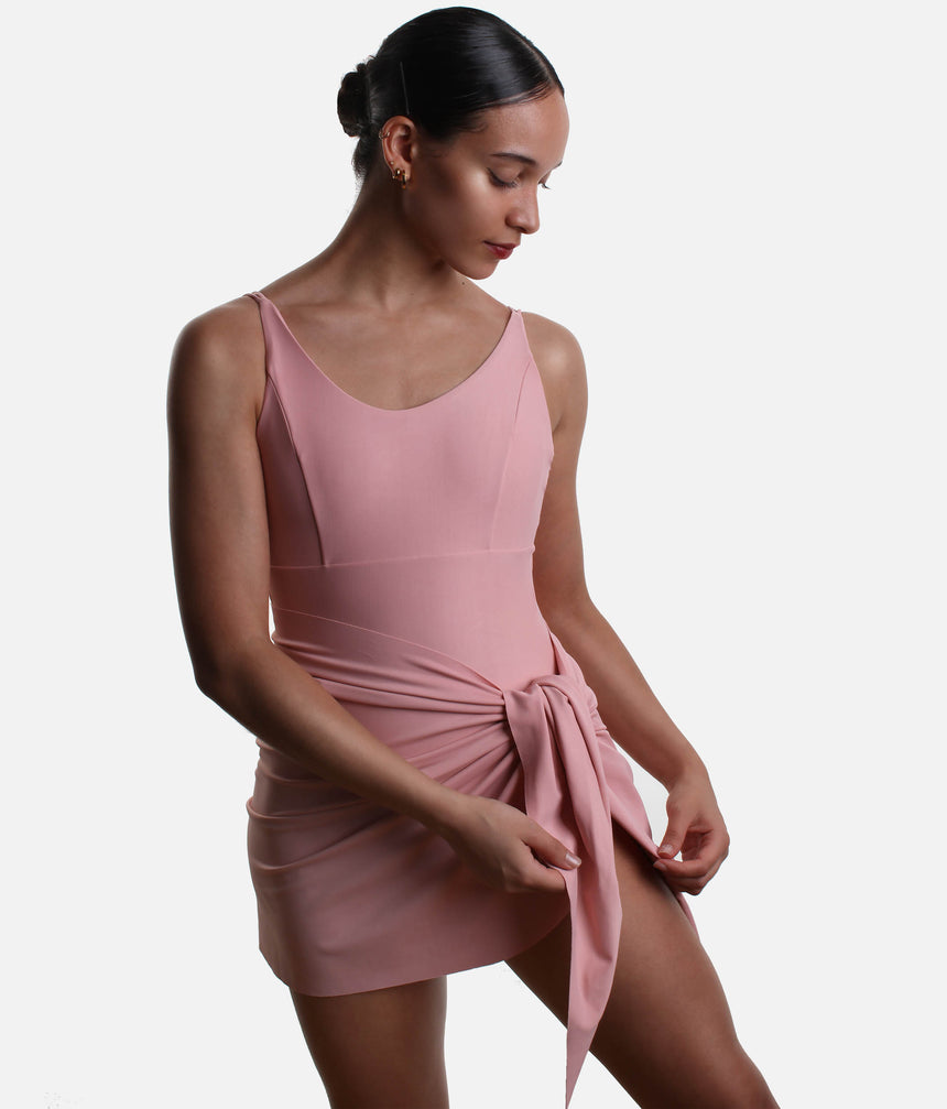 Side-Tie Ballet Skirt, Comfortable Wrap for Dancers - LS44