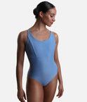 Double Thin Strap Leotard with Elegant Twist Back Design - LS51