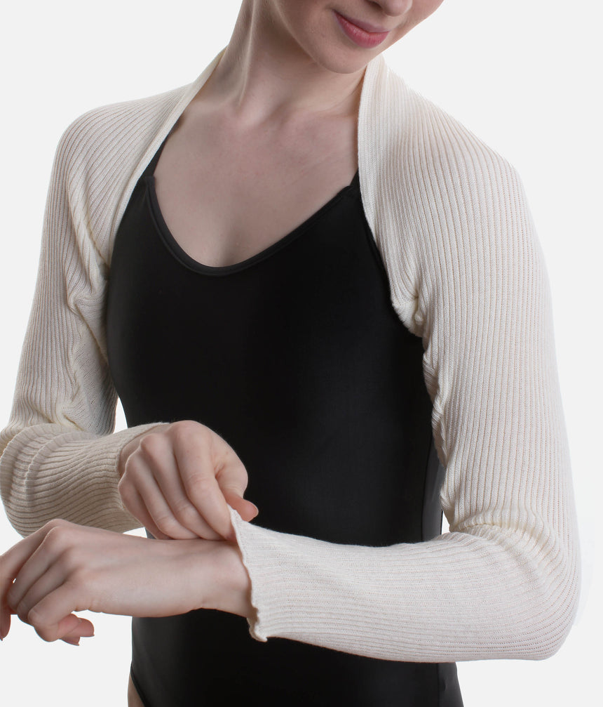 Ballet Warm-Up Shrug, Soft Knit Studio Essential for Dancers - LS52