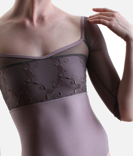 MANIA CL Charleston • ¾ Sleeve Ballet Leotard, Classic Collection