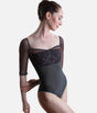 MANIA CL Vesuvio • Luxury Ballet Leotard with Embroidered Mesh