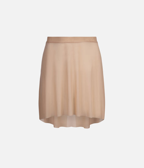 Lightweight Mesh Ballet Skirt, Pull-On High-Low Design - NUBE