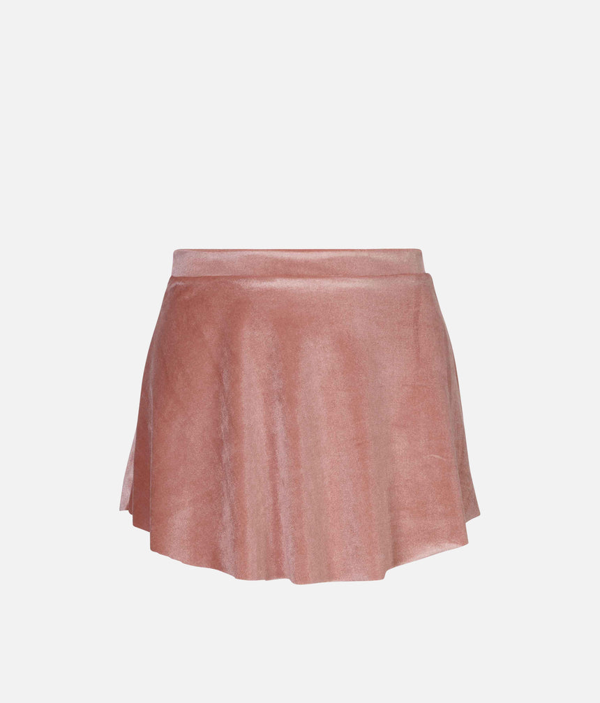 Luxury Velvet Ballet Skirt, Short Pull-On Dance Skirt - VELA