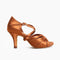 X-Strap Latin Shoes, Satin Dance Shoes - MIA