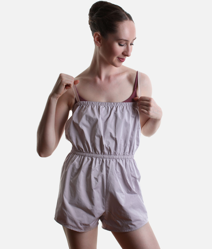 Bullet Pointe Pull-On Micro Romper • Lightweight Ballet Warm-Up