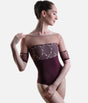 MINERVA GL Turandot • Embroidered ¾ Sleeve Ballet Leotard, Golden Label Collection