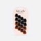 Recycled Plastic Mini Claw Clip Set - 16pc Black & Tortoise