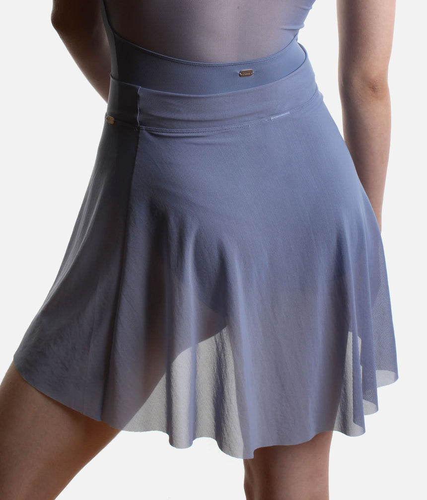 Adagio Mesh Ballet Skirt with Dipped Hem • MS10005