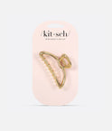 Elegant Gold LARGE CLAW CLIP for Ballet Buns & Sleek Updos