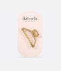 Elegant Gold LARGE CLAW CLIP for Ballet Buns & Sleek Updos