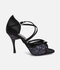 Elegant Salsa & Tango Dance Heels with Versatile Buckle, 75mm Heel - PD801 PRO