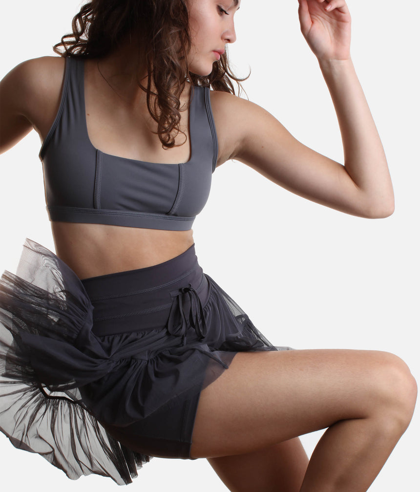 PIROUETTE SKORT - Colourful Fitness Skirt with Hidden Shorts, Trendy Activewear
