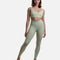 Crisscross Hourglass Leggings with Pockets - Pistachio