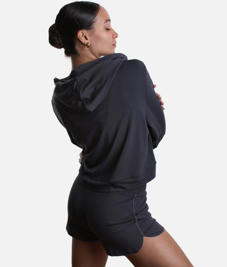 REN Cropped Hoodie - Ultra Soft Bamboo Dance Warm-Up